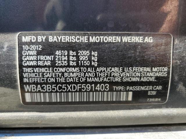 WBA3B5C5XDF591403 - 2013 BMW 328 XI SULEV CHARCOAL photo 12