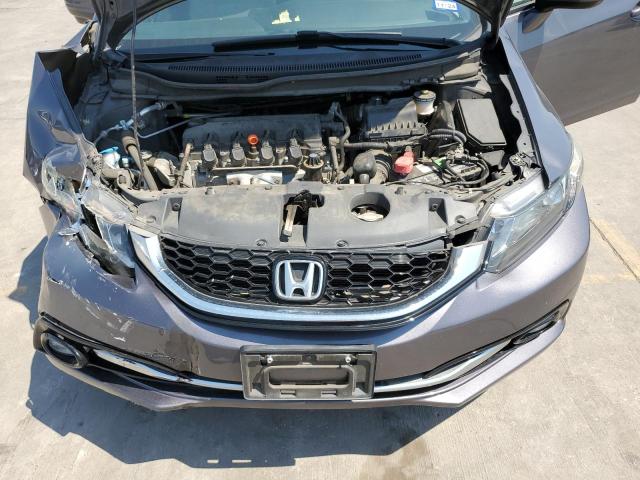 2HGFB2F96FH509277 - 2015 HONDA CIVIC EXL ნაცრისფერი ფოტო 11