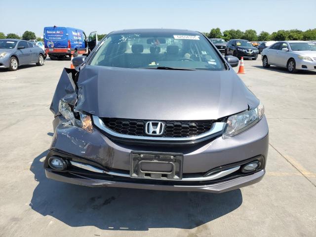 2HGFB2F96FH509277 - 2015 HONDA CIVIC EXL ნაცრისფერი ფოტო 5