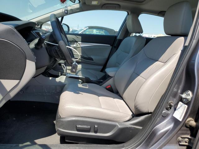 2HGFB2F96FH509277 - 2015 HONDA CIVIC EXL ნაცრისფერი ფოტო 7