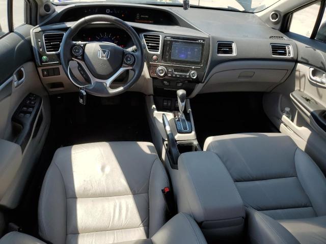 2HGFB2F96FH509277 - 2015 HONDA CIVIC EXL ნაცრისფერი ფოტო 8