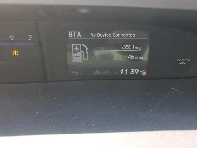 2HGFB2F96FH509277 - 2015 HONDA CIVIC EXL ნაცრისფერი ფოტო 9