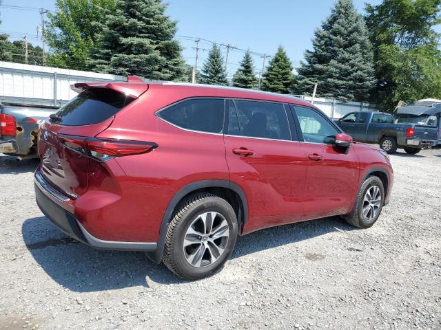 5TDGZRBH7LS036913 - 2020 TOYOTA HIGHLANDER XLE RED photo 3