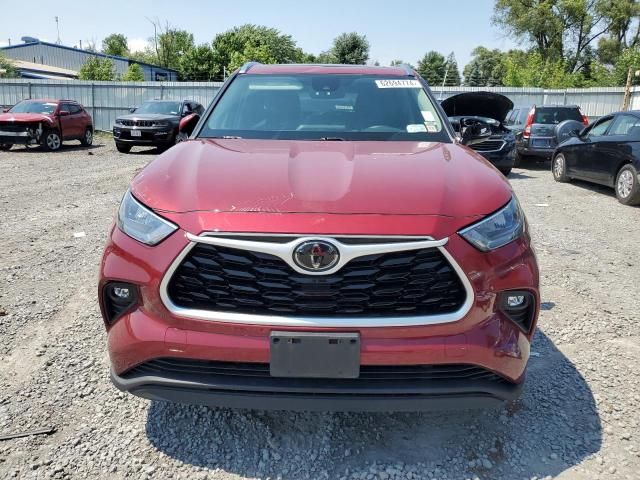 5TDGZRBH7LS036913 - 2020 TOYOTA HIGHLANDER XLE RED photo 5