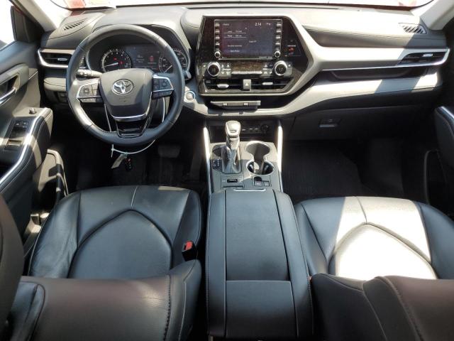 5TDGZRBH7LS036913 - 2020 TOYOTA HIGHLANDER XLE RED photo 8