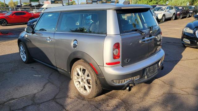 WMWMM33528TP87068 - 2008 MINI COOPER S CLUBMAN SILVER photo 3