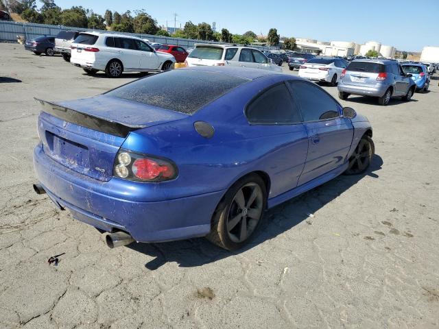 6G2VX12U06L821069 - 2006 PONTIAC GTO BLUE photo 3