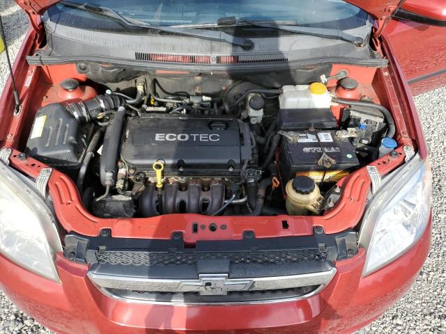 KL1TD5DE9AB079301 - 2010 CHEVROLET AVEO LS 红色 照片 11