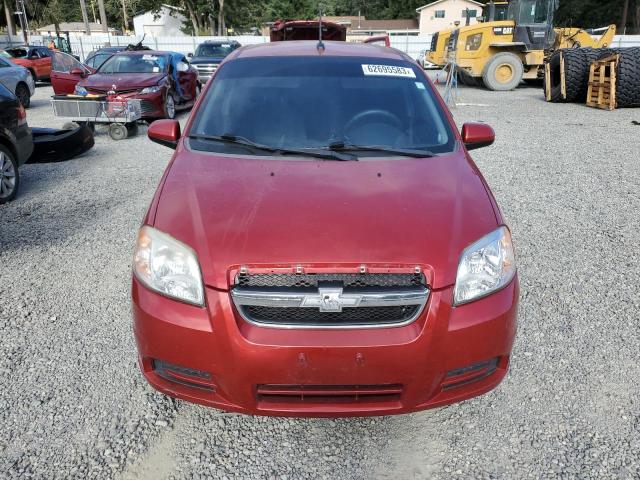 KL1TD5DE9AB079301 - 2010 CHEVROLET AVEO LS 红色 照片 5