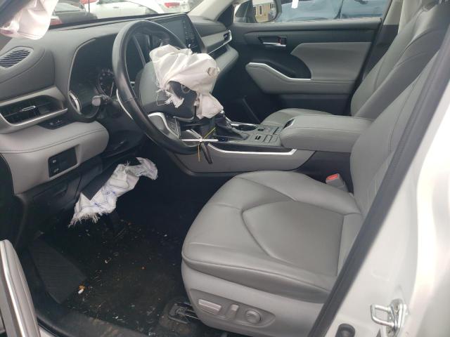 5TDGZRBH0NS589020 - 2022 TOYOTA HIGHLANDER XLE Սպիտակ լուսանկար 7