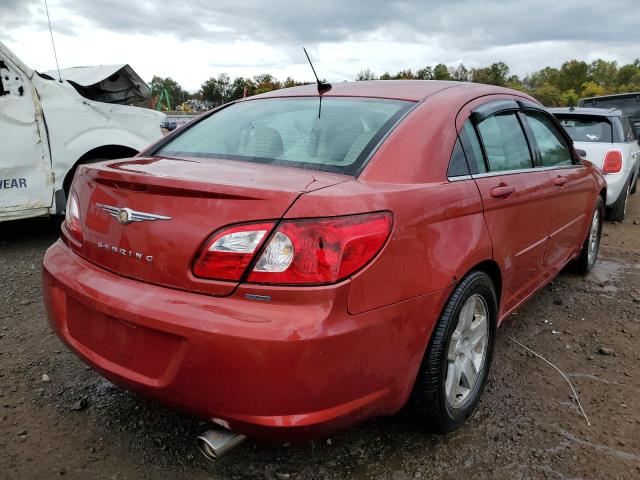 1C3LC56K17N530229 - 2007 CHRYSLER SEBRING TOURING RED photo 4