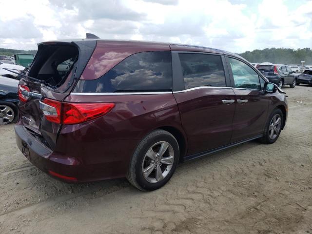 5FNRL6H79LB019333 - 2020 HONDA ODYSSEY EXL BURGUNDY photo 3