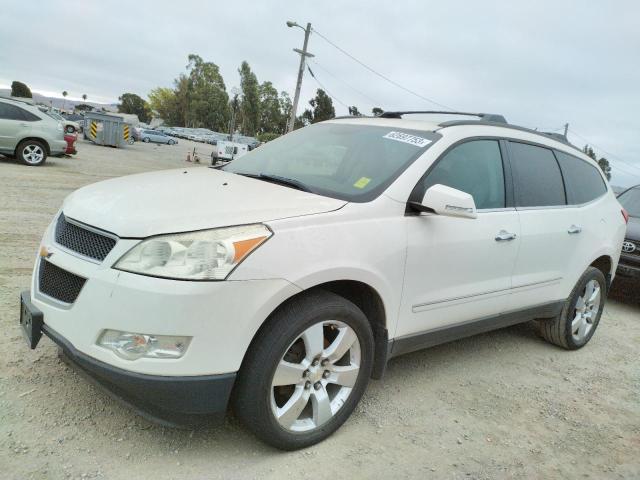 1GNKVLED3BJ256757 - 2011 CHEVROLET TRAVERSE LTZ WHITE photo 1