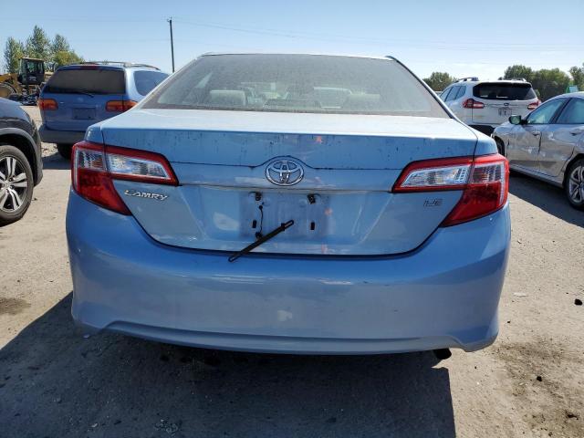 4T1BF1FK8CU523054 - 2012 TOYOTA CAMRY BASE BLUE photo 6