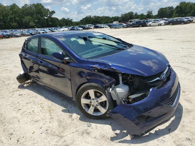 5NPDH4AE5DH420728 - 2013 HYUNDAI ELANTRA GLS BLUE photo 4