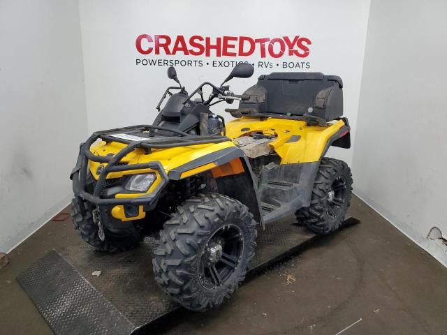 3JBEPCN11BJ000386 - 2011 CAN-AM OUTLANDER 800R XT YELLOW photo 2