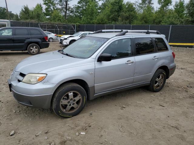 JA4LX31F56U036968 - 2006 MITSUBISHI OUTLANDER LS SILVER photo 1