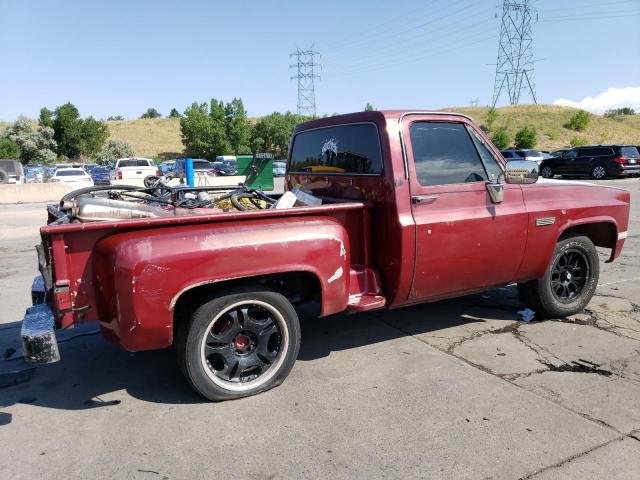 1GCDC14H7DF303715 - 1983 CHEVROLET C10 MAROON photo 3