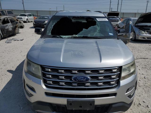 1FM5K7D88GGC07225 - 2016 FORD EXPLORER XLT SILVER photo 5