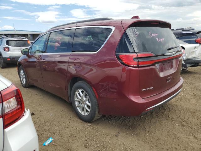 2C4RC1BG0NR123664 - 2022 CHRYSLER PACIFICA TOURING L 勃艮第红 照片 2