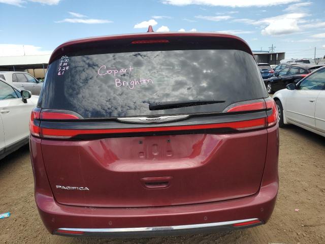 2C4RC1BG0NR123664 - 2022 CHRYSLER PACIFICA TOURING L 勃艮第红 照片 6