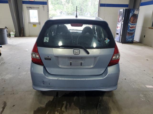 JHMGD37698S027873 - 2008 HONDA FIT SPORT BLUE photo 6