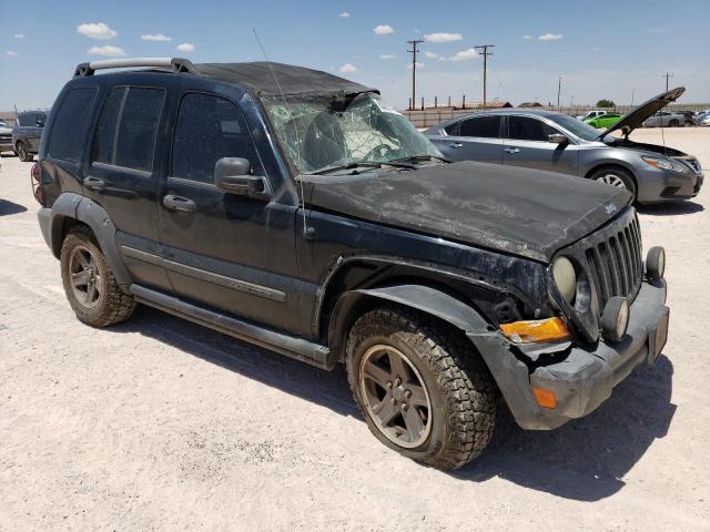 1J4GL38K05W711337 - 2005 JEEP LIBERTY RENEGADE BLACK photo 4