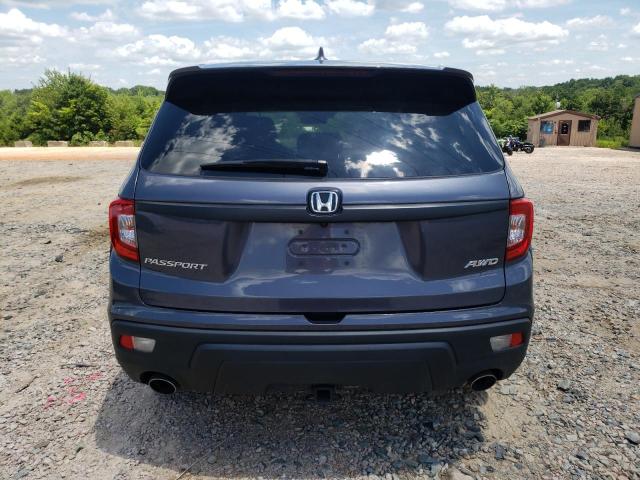 5FNYF8H57MB000634 - 2021 HONDA PASSPORT EXL ნაცრისფერი ფოტო 6