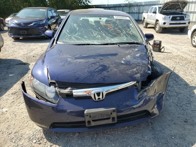 1HGFA16818L025608 - 2008 HONDA CIVIC EX BLUE photo 5