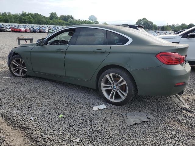 WBA4J3C55JBG91278 - 2018 BMW 430XI GRAN COUPE GREEN photo 2