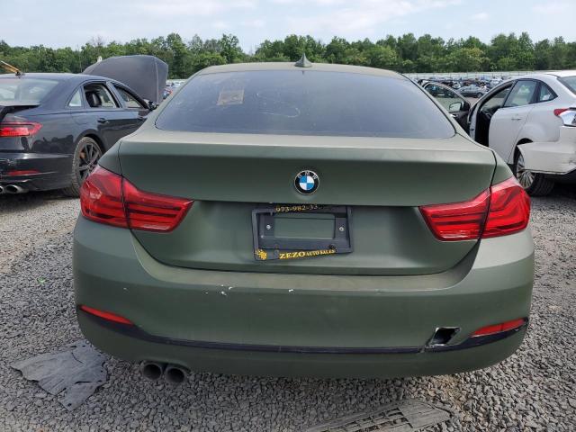 WBA4J3C55JBG91278 - 2018 BMW 430XI GRAN COUPE GREEN photo 6