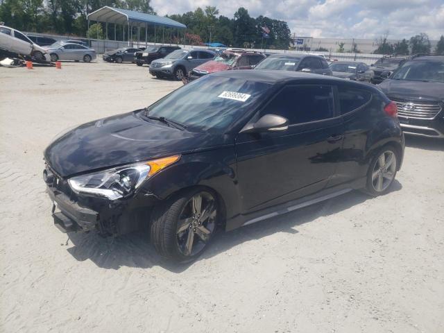 KMHTC6AE4EU210873 - 2014 HYUNDAI VELOSTER TURBO BLACK photo 1