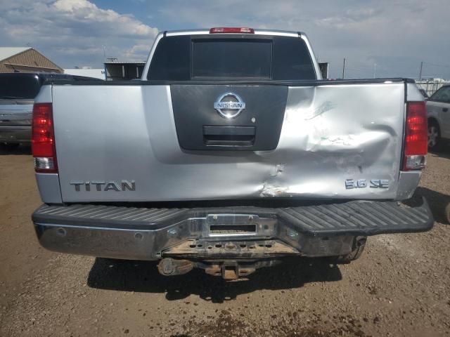 1N6AA07B36N519349 - 2006 NISSAN TITAN XE SILVER photo 6