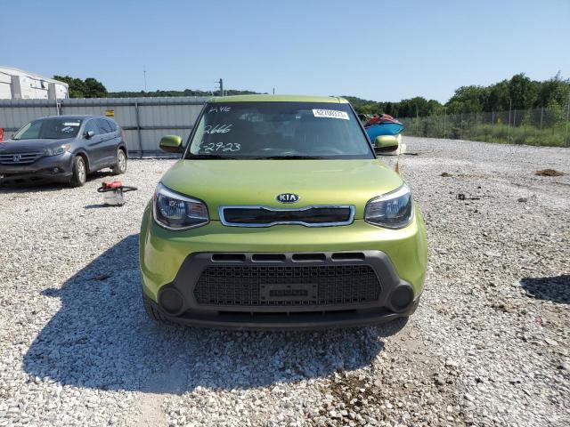 KNDJP3A50F7767410 - 2015 KIA SOUL + GREEN photo 5