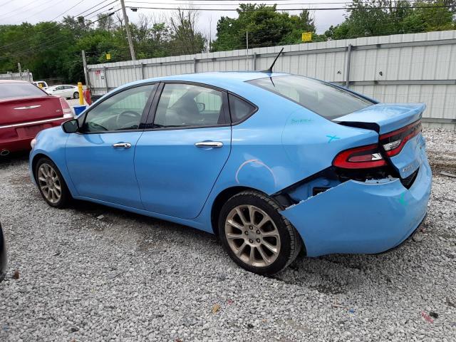 1C3CDFCA7DD293701 - 2013 DODGE DART LIMITED BLUE photo 2