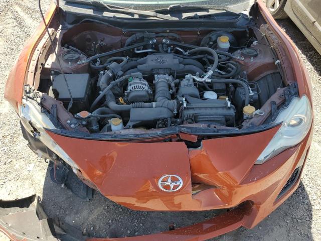 JF1ZNAA16E8708225 - 2014 TOYOTA SCION FR-S ORANGE photo 11