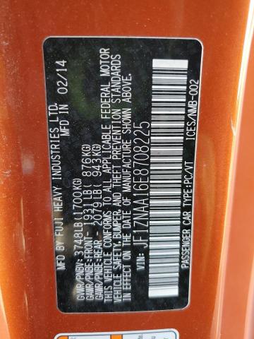 JF1ZNAA16E8708225 - 2014 TOYOTA SCION FR-S ORANGE photo 13