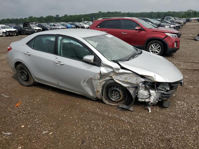 2T1BURHE4EC200538 - 2014 TOYOTA COROLLA L SILVER photo 4