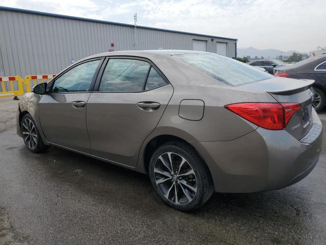 5YFBURHE4KP916612 - 2019 TOYOTA COROLLA L GRAY photo 2