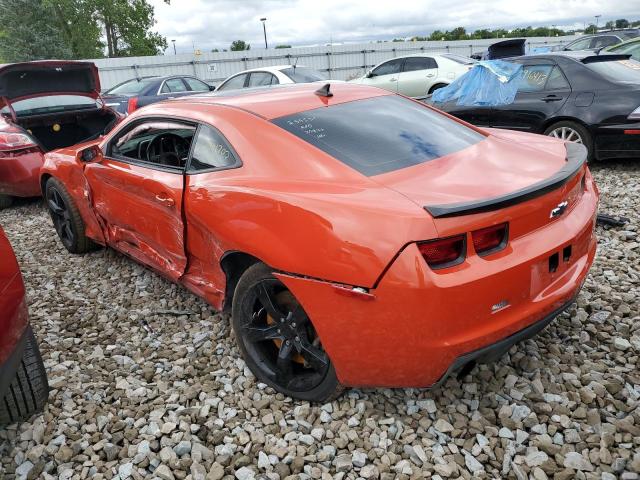 2G1FK1EJ7A9176166 - 2010 CHEVROLET CAMARO SS ORANGE photo 2