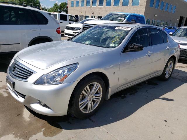 JN1CV6AR0FM650613 - 2015 INFINITI Q40 SILVER photo 1