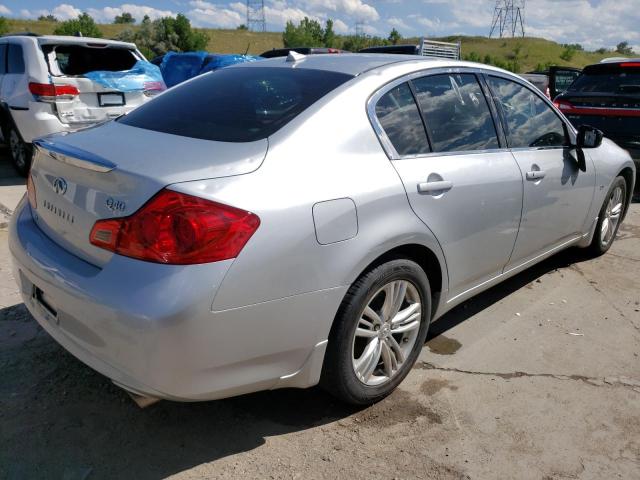 JN1CV6AR0FM650613 - 2015 INFINITI Q40 SILVER photo 3