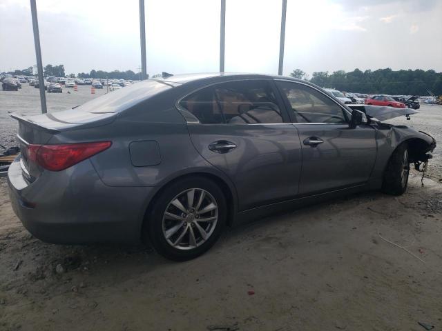 JN1BV7AP5FM332549 - 2015 INFINITI Q50 BASE GRAY photo 3