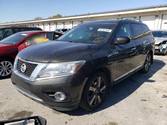 5N1AR2MM3FC654402 - 2015 NISSAN PATHFINDER S GREEN photo 2