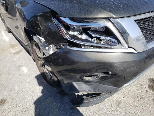 5N1AR2MM3FC654402 - 2015 NISSAN PATHFINDER S GREEN photo 9