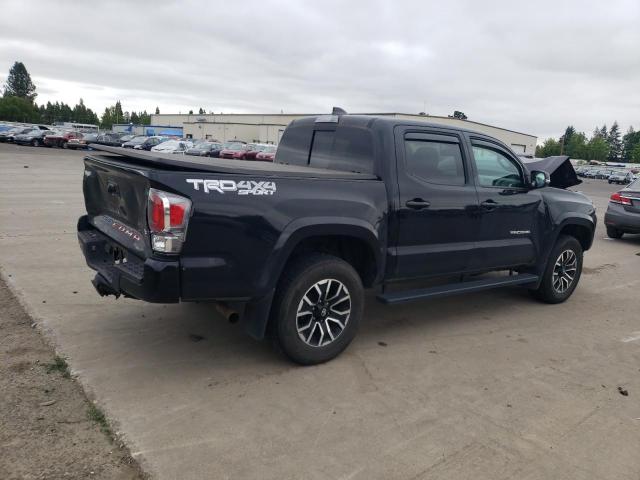 3TMCZ5AN2MM417634 - 2021 TOYOTA TACOMA DOUBLE CAB BLACK photo 3