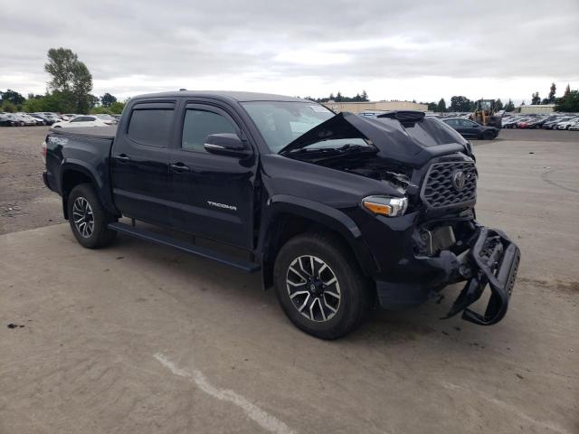 3TMCZ5AN2MM417634 - 2021 TOYOTA TACOMA DOUBLE CAB BLACK photo 4