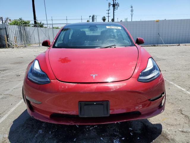 5YJ3E1EA7NF290901 - 2022 TESLA MODEL 3 RED photo 5