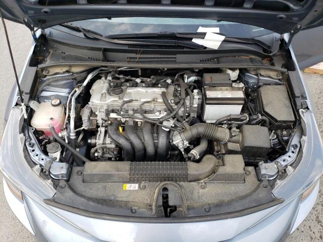 5YFEPMAEXMP163088 - 2021 TOYOTA COROLLA LE BLUE photo 11