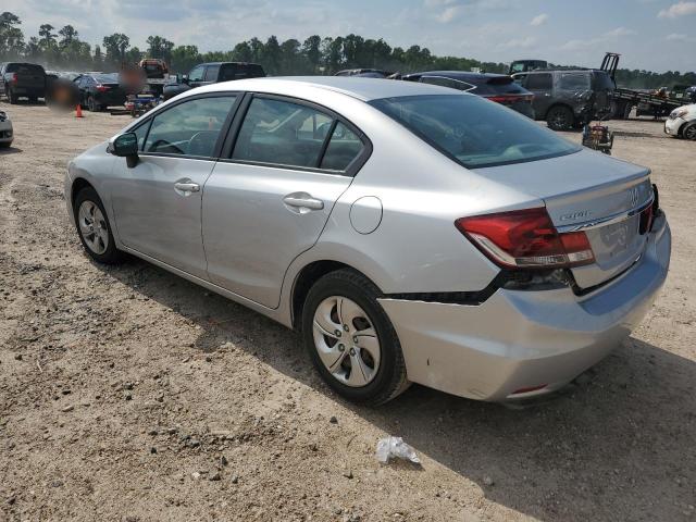 19XFB2F52EE025273 - 2014 HONDA CIVIC LX SILVER photo 2